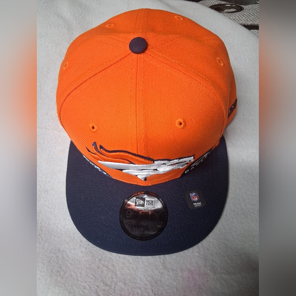 Oakley Bright Orange and Dark Blue Cap
